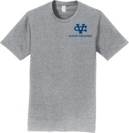 Port & Company Fan Favorite Tee, Ocean Discovery, Athletic Heather